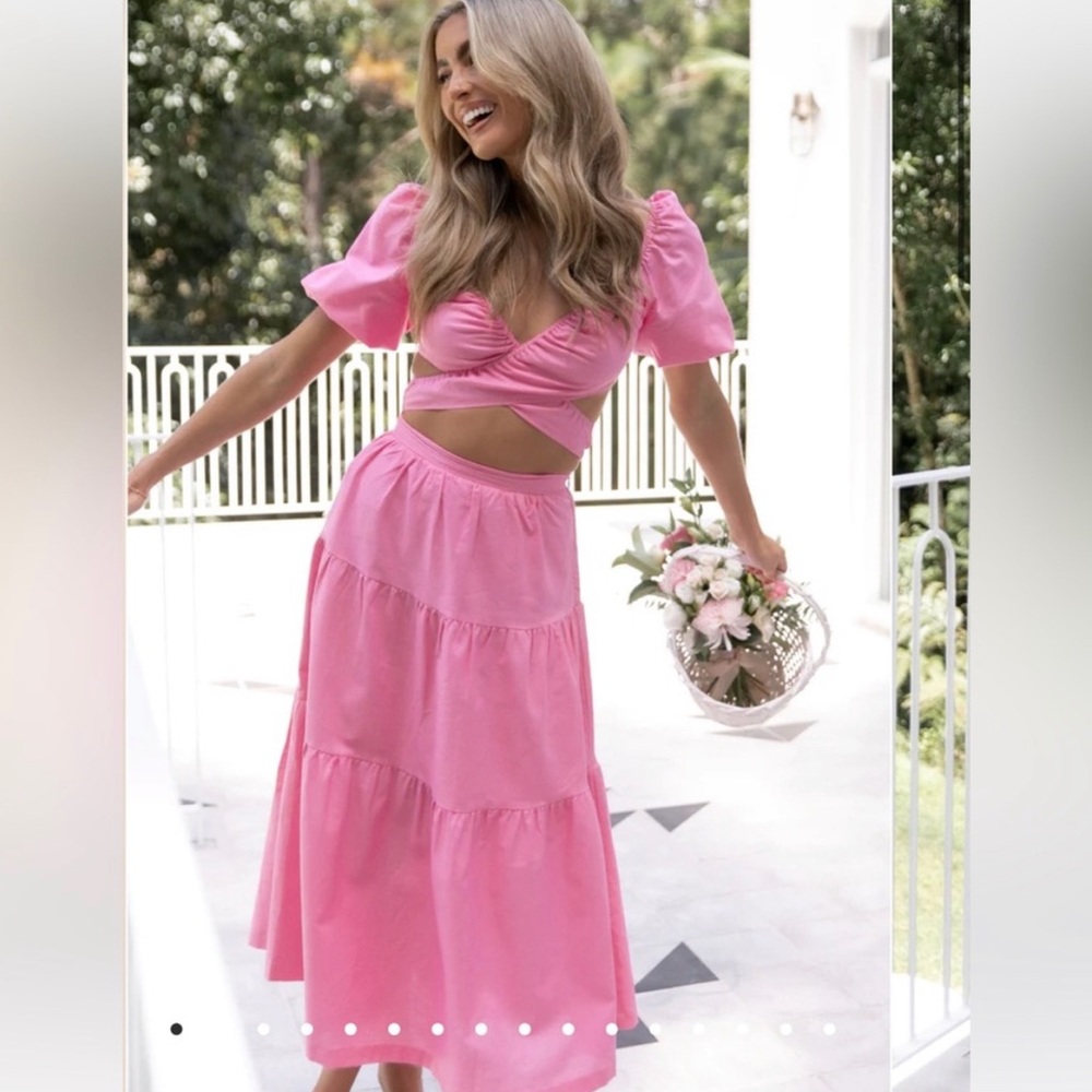 Petal & pup pink tiered skirt | NWT |